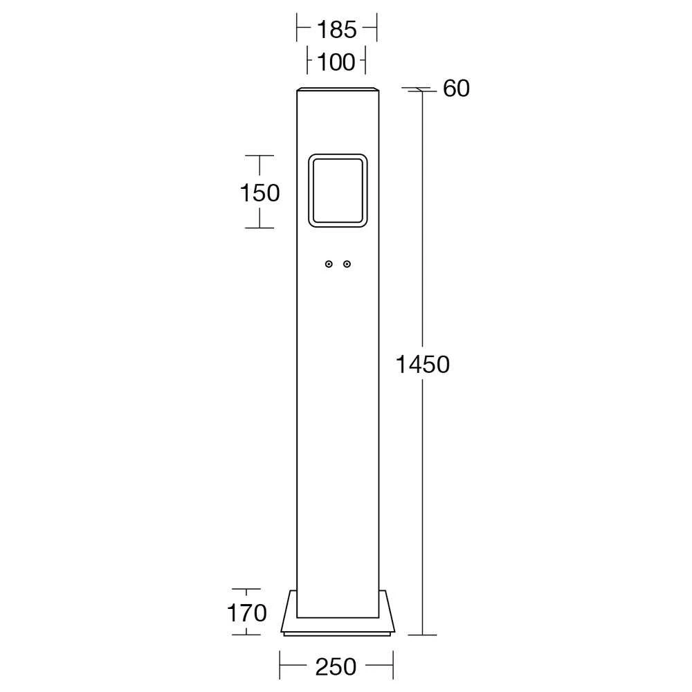 Pan LED Vloerlamp Oiled Oak - Herzblut - Koop Online - Afbeelding 2