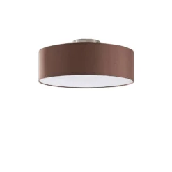 Sebatin Plafondlamp Ø40 Brown/White/Nickel - Lindby - Koop Online