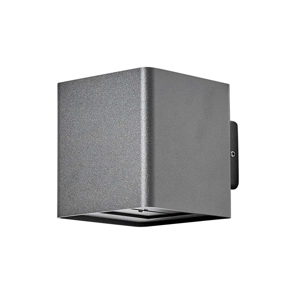 Aaron Buiten Wandlamp IP54 Graphite - Lucande - Koop Online