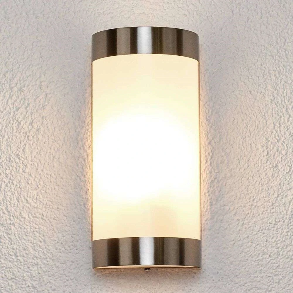 Alvin Buiten Wandlamp Steel/Opal - Lindby - Koop Online - Afbeelding 3