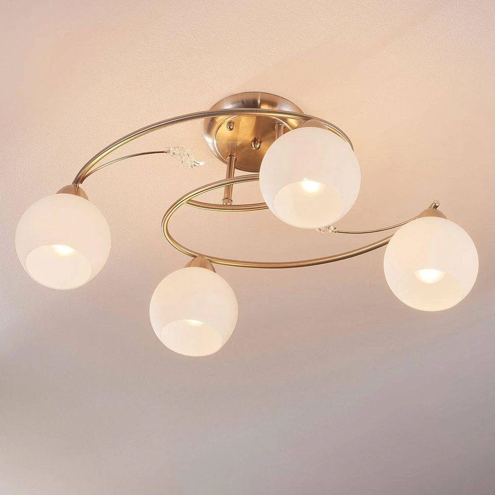 Svean 4 Plafondlamp White/Nickel - Lindby - Koop Online - Afbeelding 2