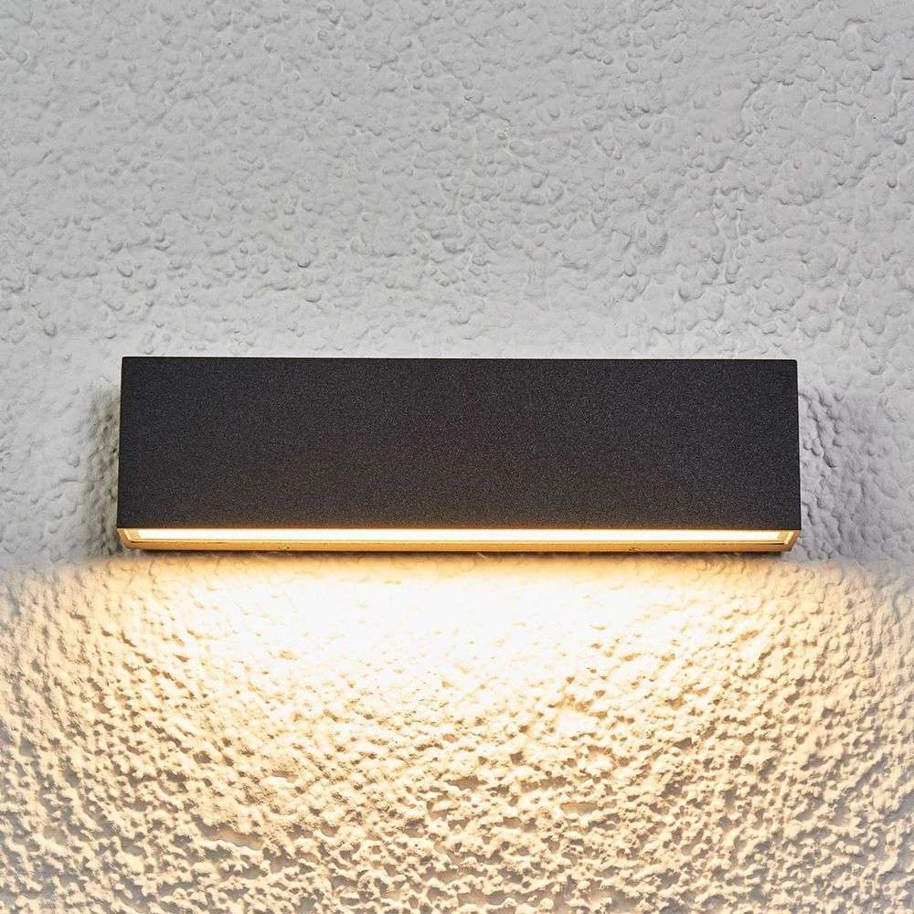 Elvira Buiten Wandlamp IP65 Graphite - Lucande - Koop Online - Afbeelding 2