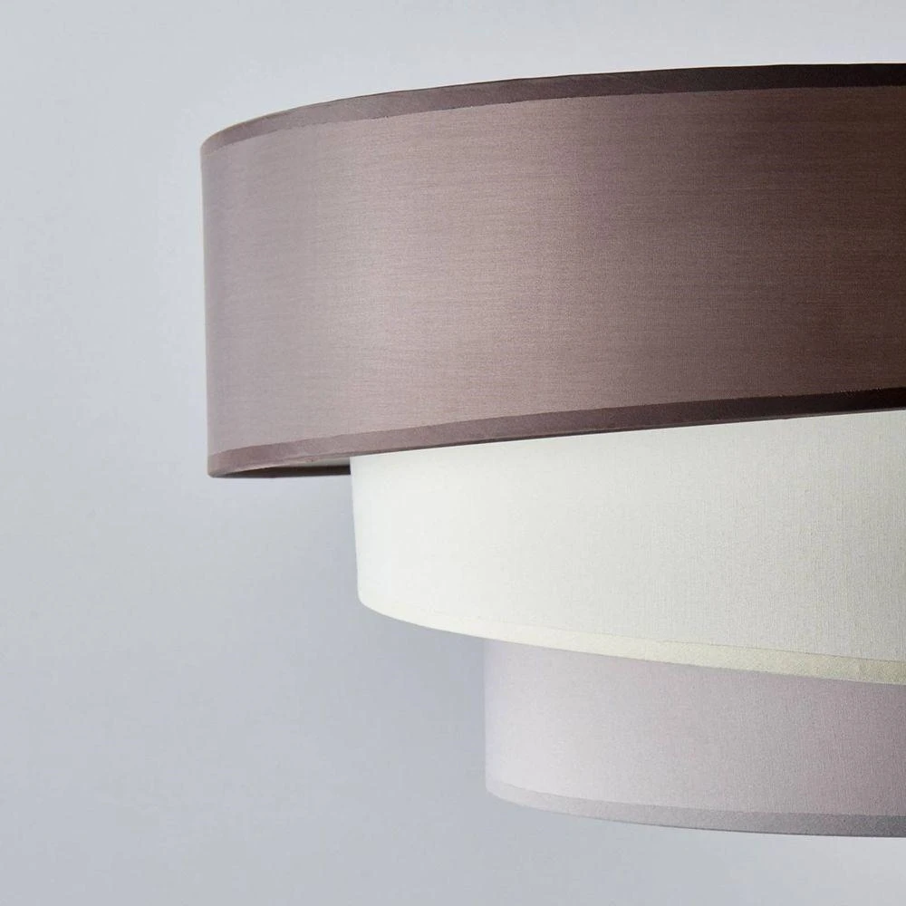 Melia Plafondlamp Grey-Brown/White/Grey/Chrome - Lindby - Koop Online - Afbeelding 4