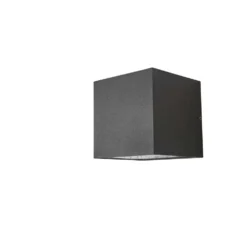 Merjem Small Up/Down Buiten Wandlamp IP54 Dak Grey - Lucande - Koop Online