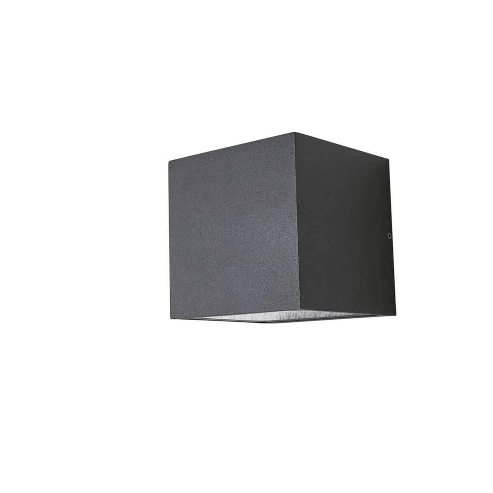 Merjem Big Down Buiten Wandlamp IP54 Dak Grey - Lucande - Koop Online