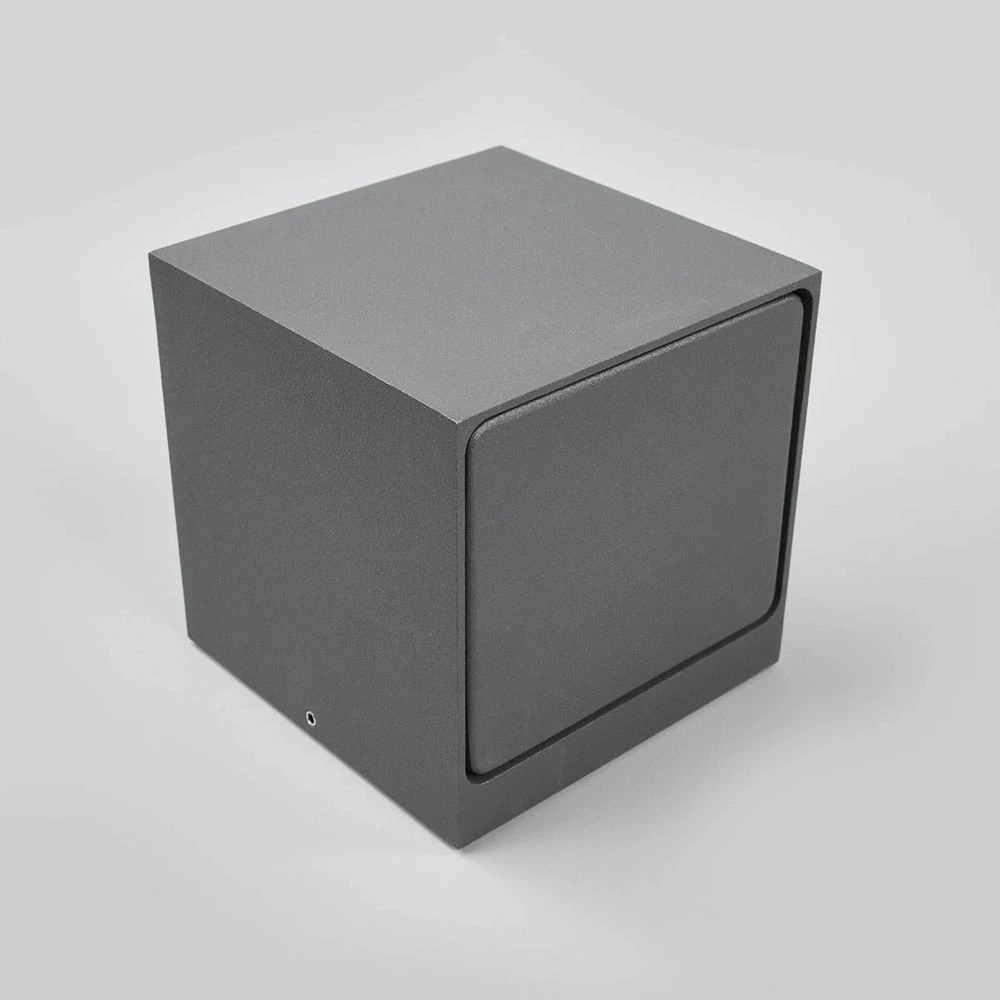 Merjem Big Down Buiten Wandlamp IP54 Dak Grey - Lucande - Koop Online - Afbeelding 6