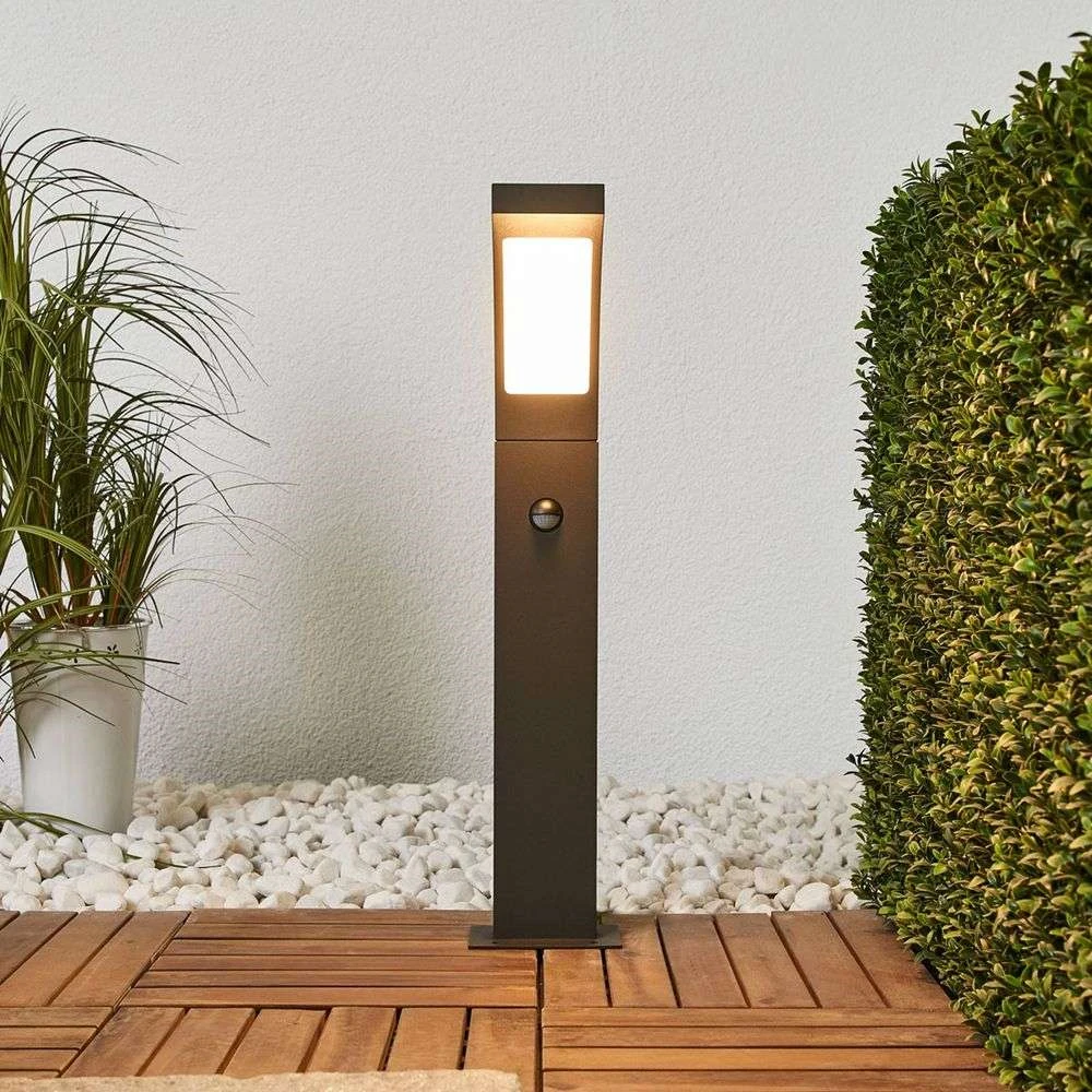 Juvia Buiten Tuinlamp W/Sensor Graphite/Opal - Lucande - Koop Online - Afbeelding 2