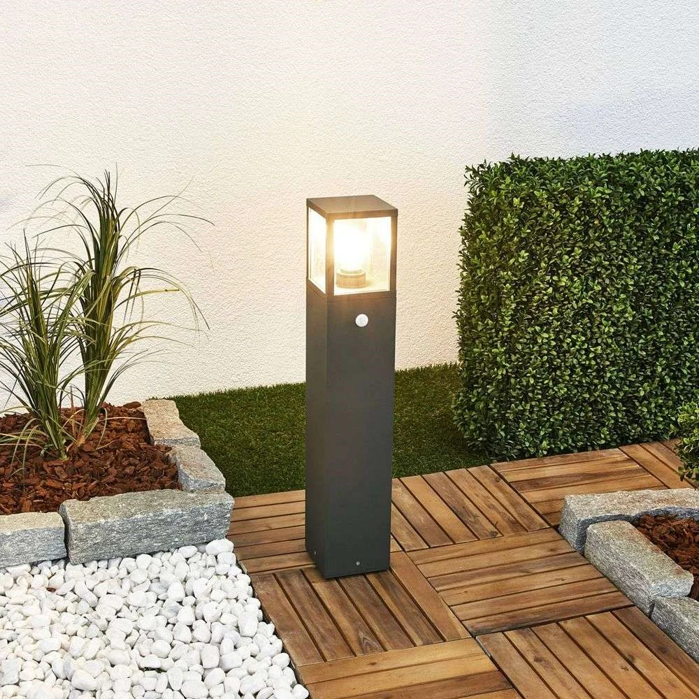 Klemens Short Buiten Tuinlampe IP54 W/Sensor Graphite - Lucande - Koop Online - Afbeelding 2