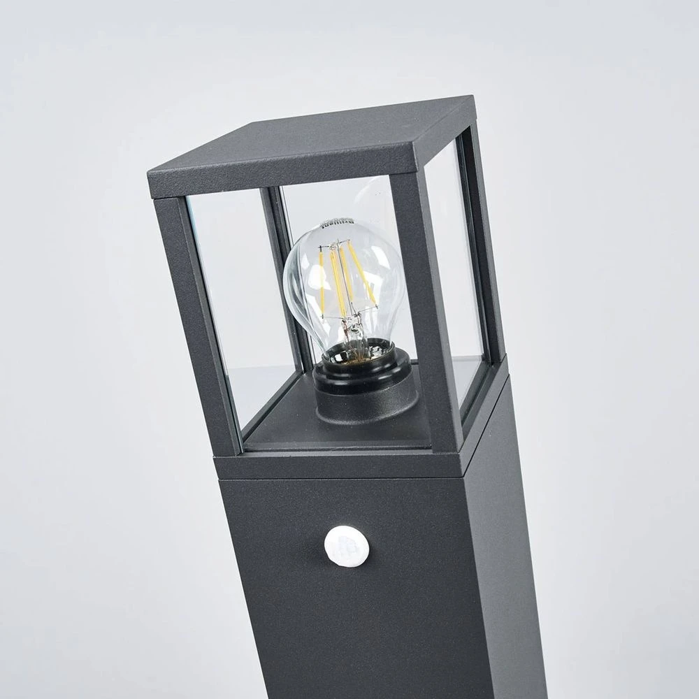 Klemens Short Buiten Tuinlampe IP54 W/Sensor Graphite - Lucande - Koop Online - Afbeelding 4
