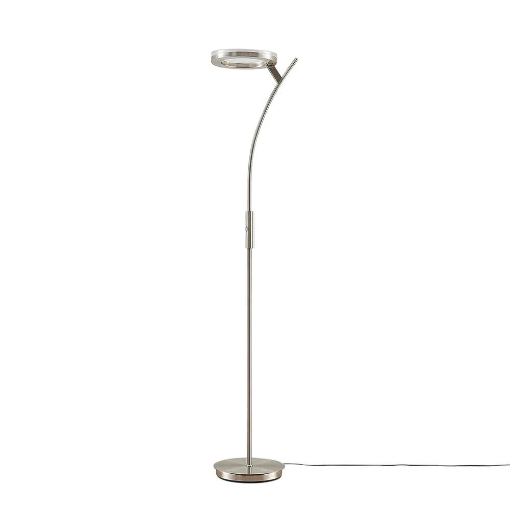 Darion Vloerlamp Nickel - Lindby - Koop Online