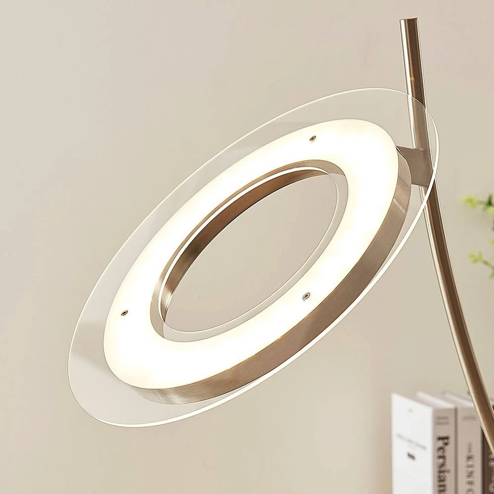 Darion Vloerlamp Nickel - Lindby - Koop Online - Afbeelding 6