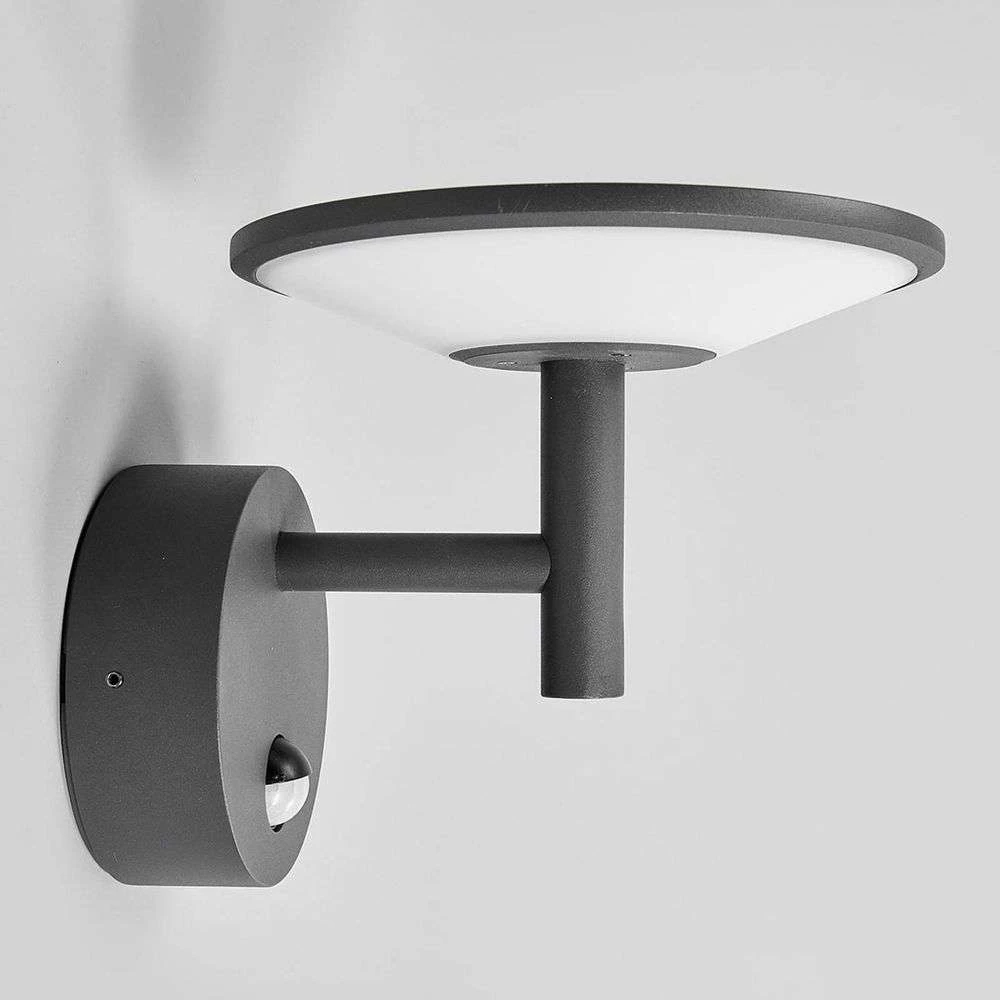 Fenia Buiten Wandlamp W/Sensor Anthracite/Opal - Lucande - Koop Online - Afbeelding 5