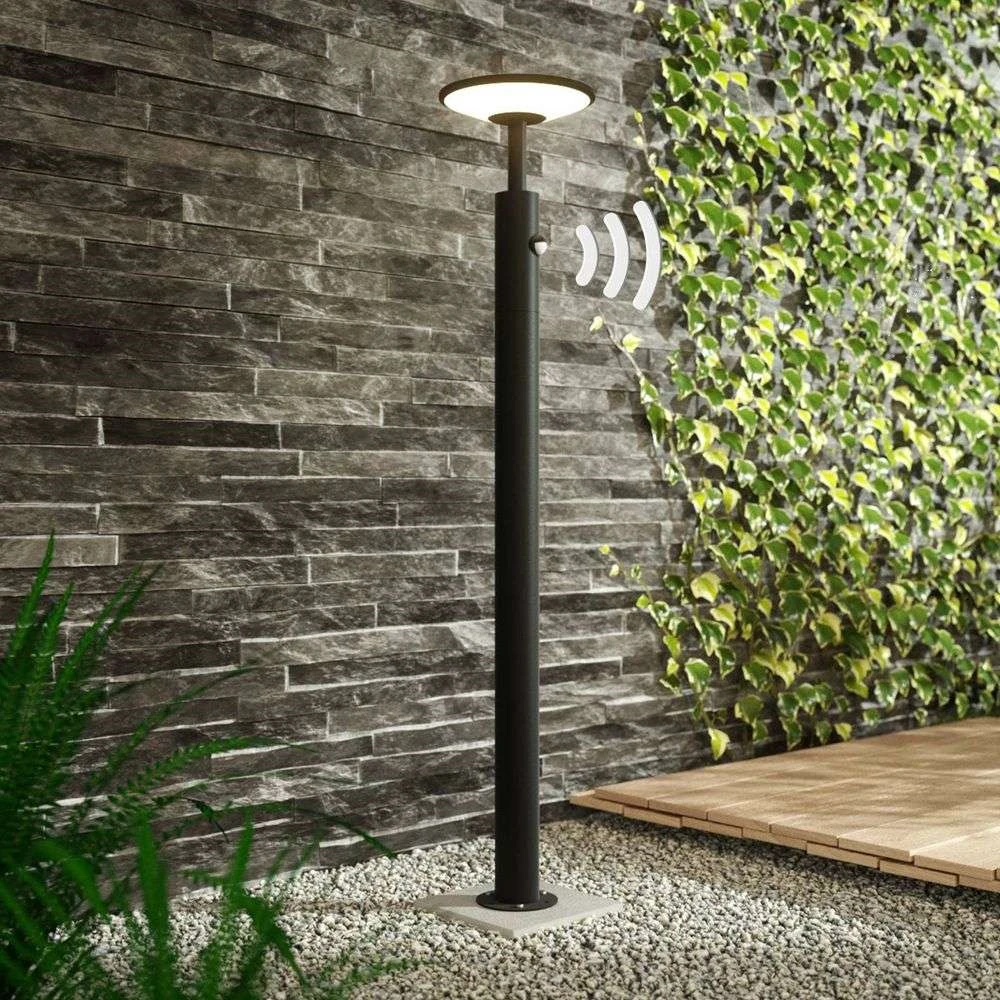 Fenia Buiten Tuinlamp W/Sensor Anthracite/Opal - Lucande - Koop Online - Afbeelding 2