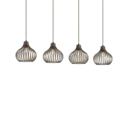 Frances 4 Hanglamp Coffee - Lindby - Koop Online