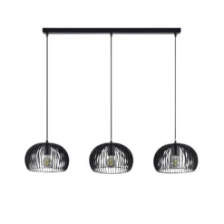 Jusra 3 Hanglamp Black - Lindby - Koop Online