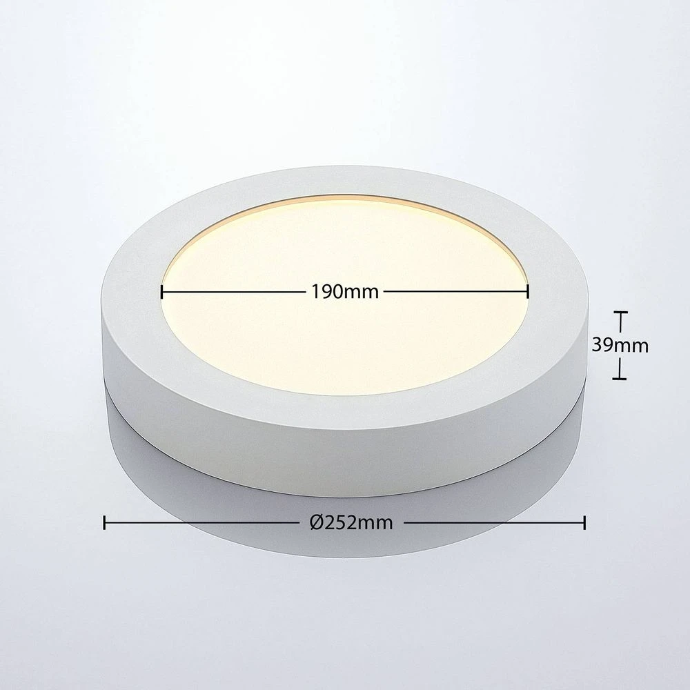 Marlo Plafondlamp Round IP44 3000K Ø25 Wit - Arcchio - Koop Online - Afbeelding 4