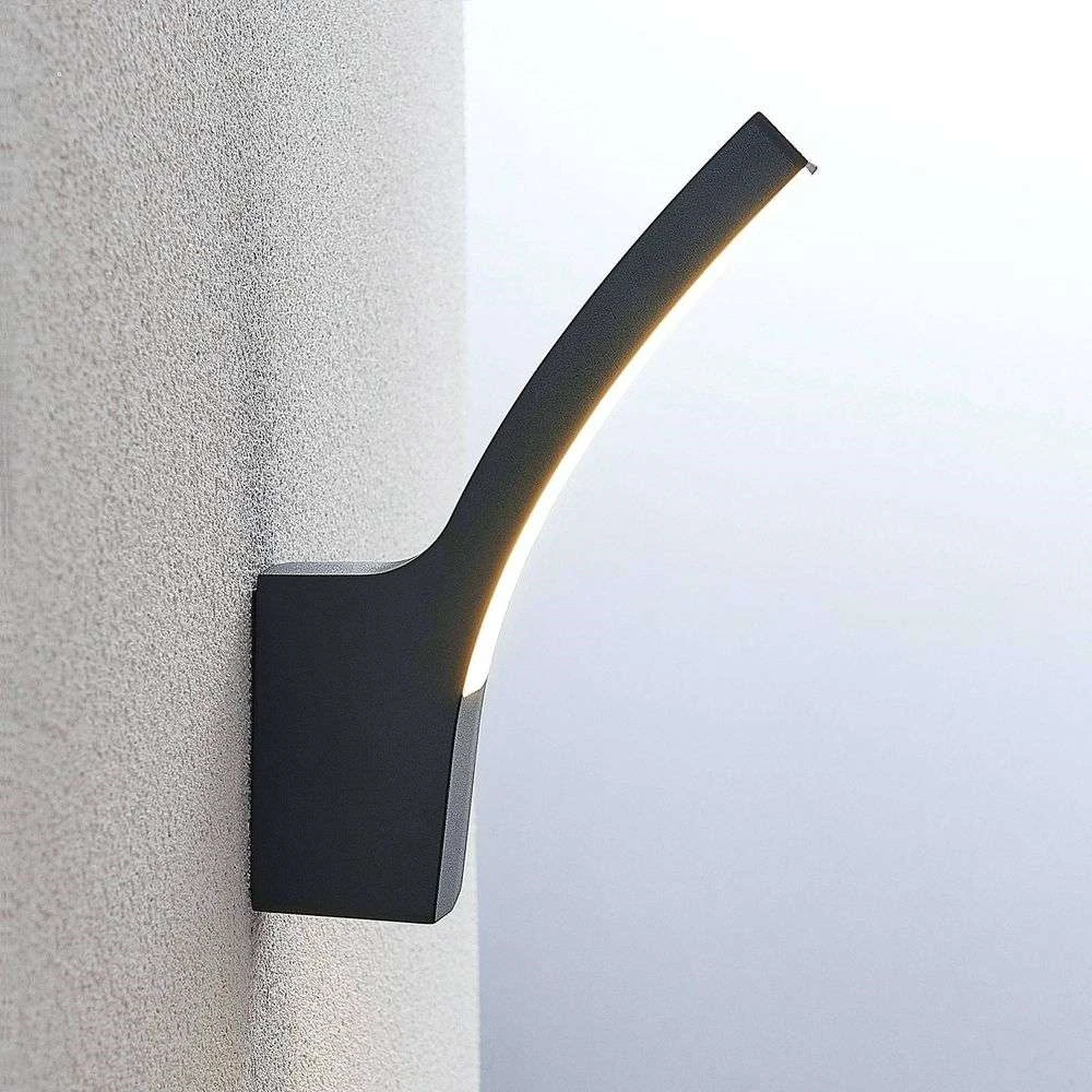 Ilvita Buiten Wandlamp Anthracite - Lindby - Koop Online - Afbeelding 5