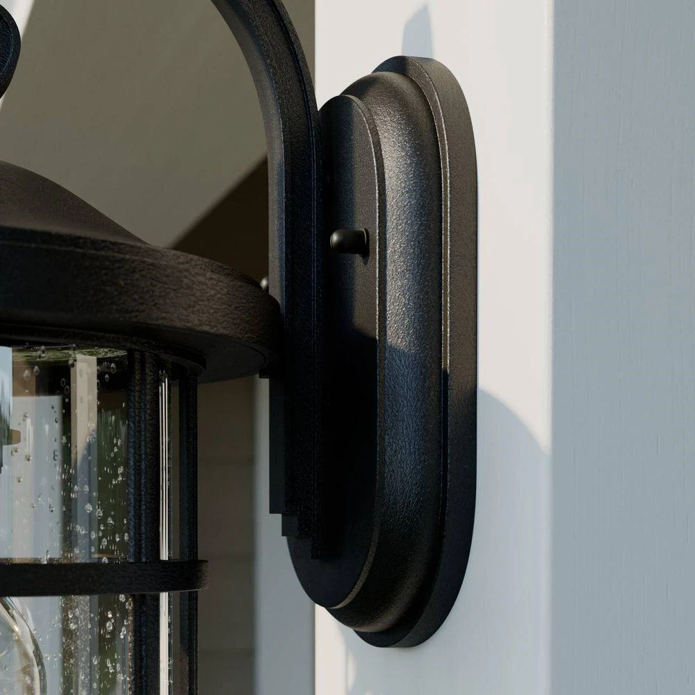 Ankea Buiten Wandlamp Black/Clear - Lindby - Koop Online - Afbeelding 4