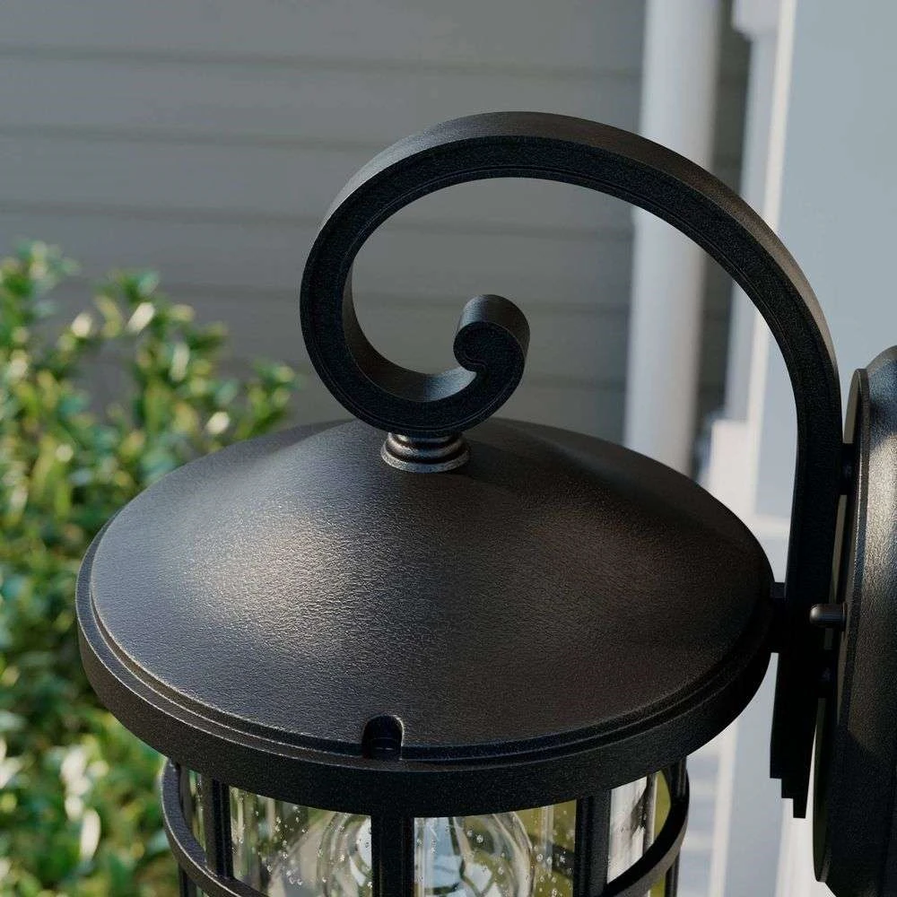 Ankea Buiten Wandlamp Black/Clear - Lindby - Koop Online - Afbeelding 5