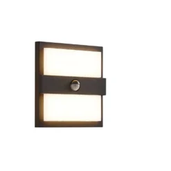 Gylfi Buiten Wandlamp W/Sensor Graphite/White - Lucande - Koop Online