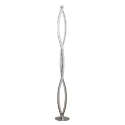 Demora Vloerlamp Nickel/White - Lucande - Koop Online