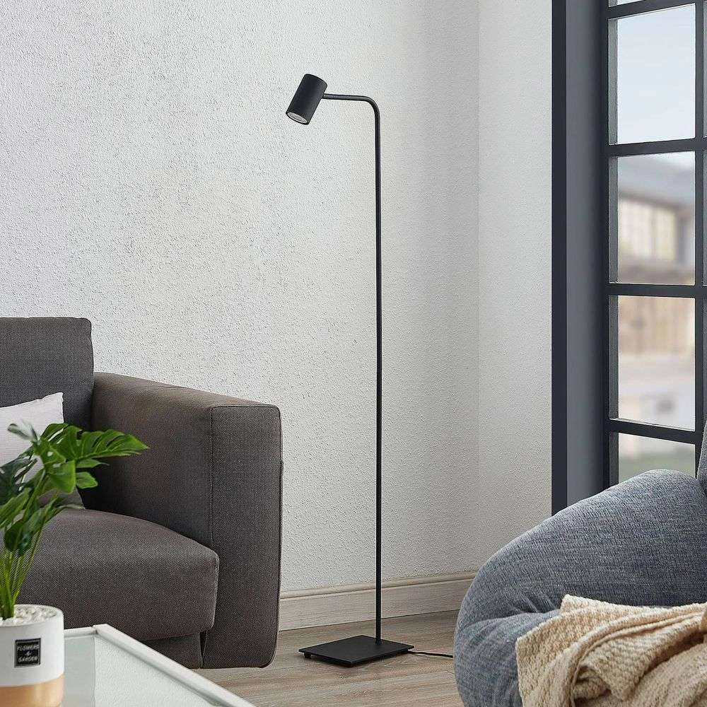 Sanad Floor Lamp Black - Lindby - Koop Online - Afbeelding 2