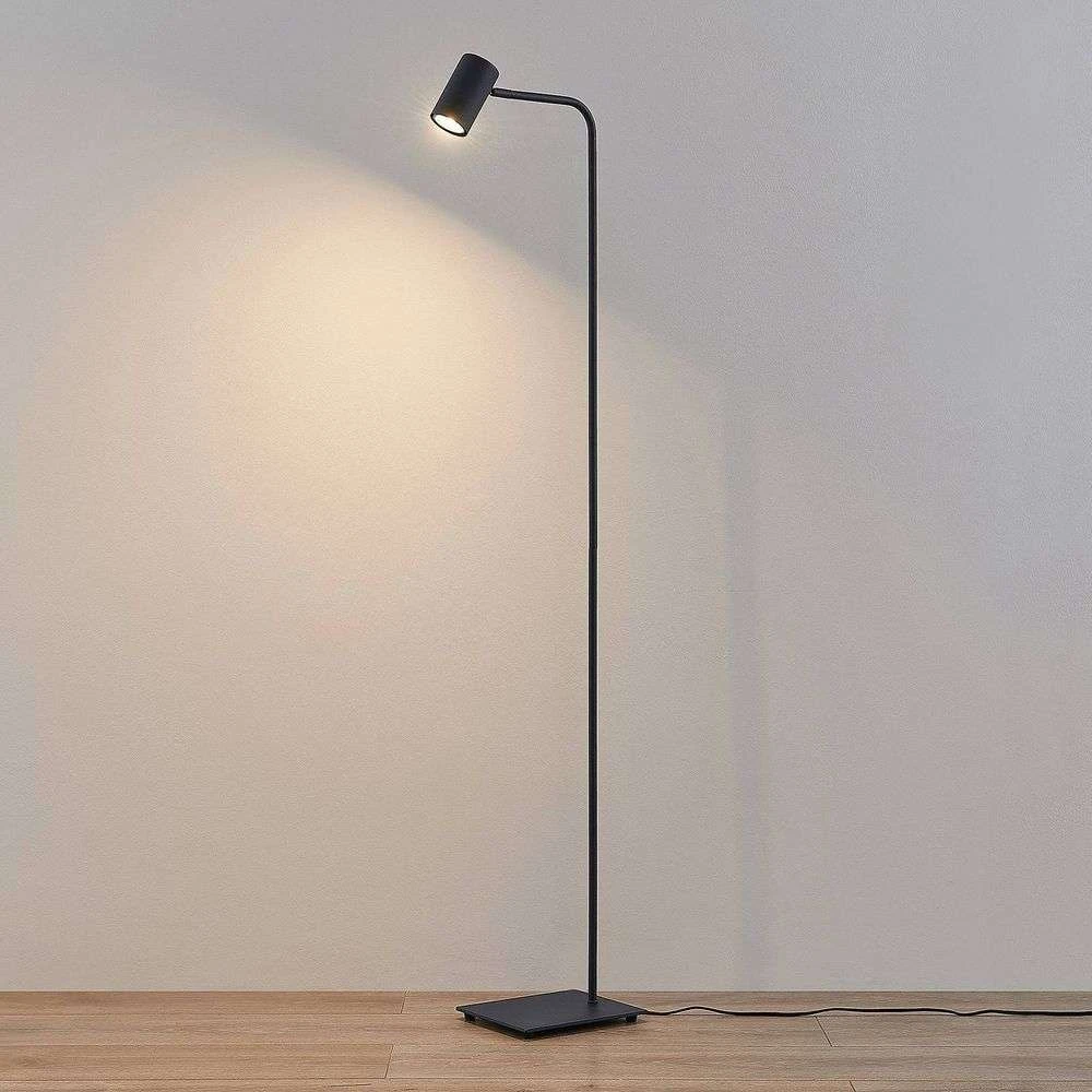 Sanad Floor Lamp Black - Lindby - Koop Online - Afbeelding 4