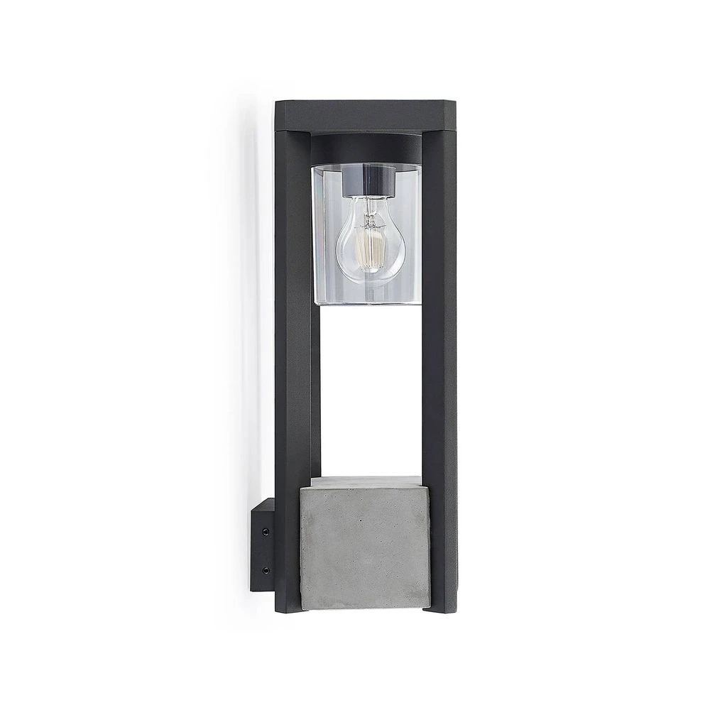 Kalisa Square Buiten Wandlamp Dark Grey - Lucande - Koop Online - Afbeelding 2