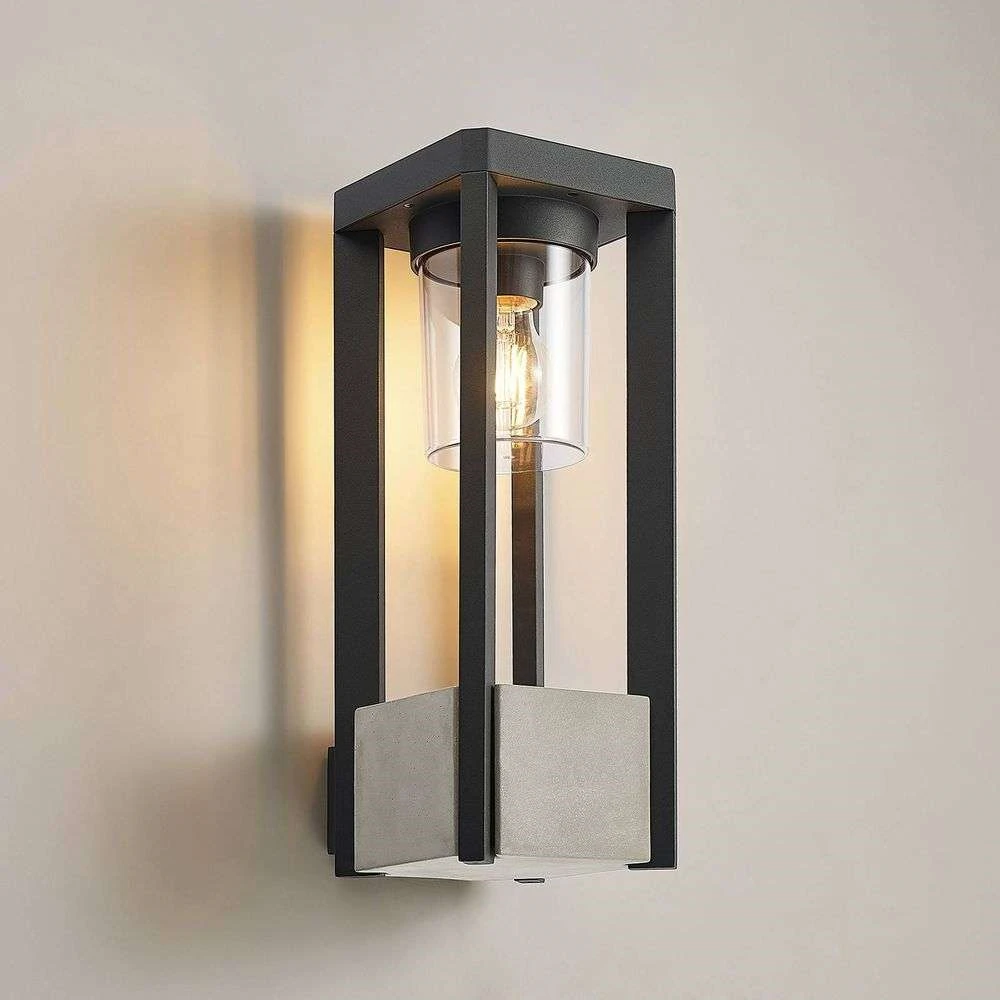 Kalisa Square Buiten Wandlamp Dark Grey - Lucande - Koop Online - Afbeelding 3