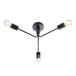 Imonis 3 Plafondlamp Black - Lindby - Koop Online