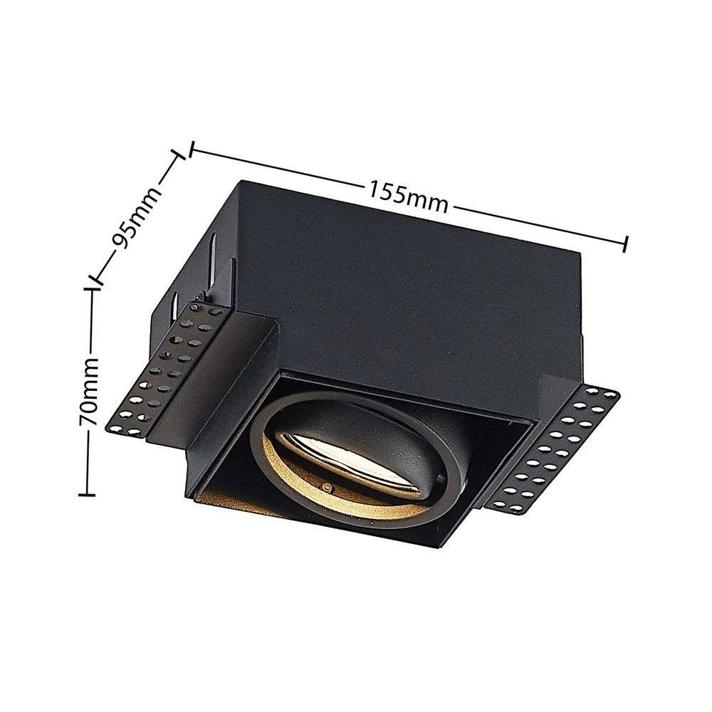 Hidaya Ingebouwd Spot Black - Arcchio - Koop Online - Afbeelding 3