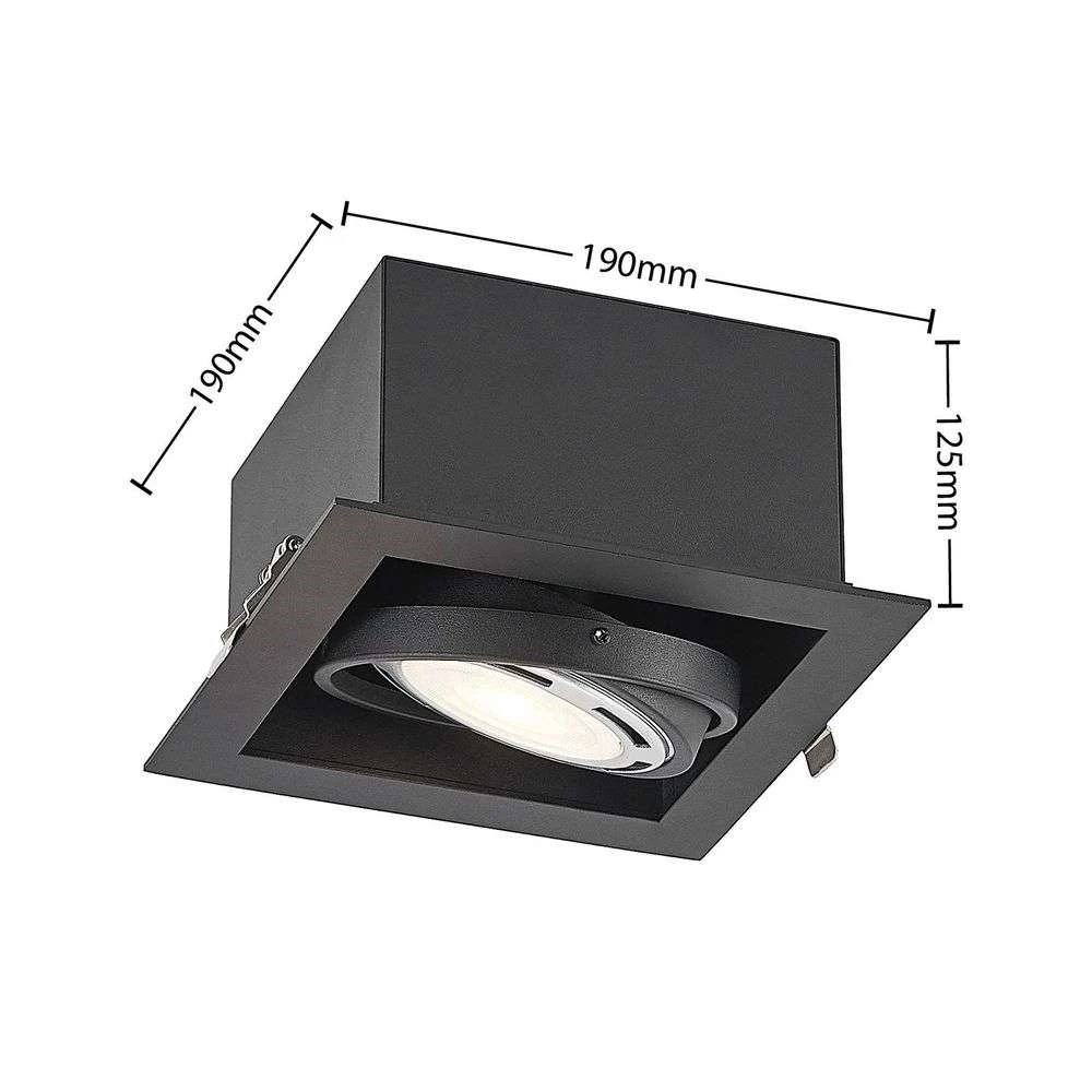 Yasna Ingebouwd Spot Black - Arcchio - Koop Online - Afbeelding 3