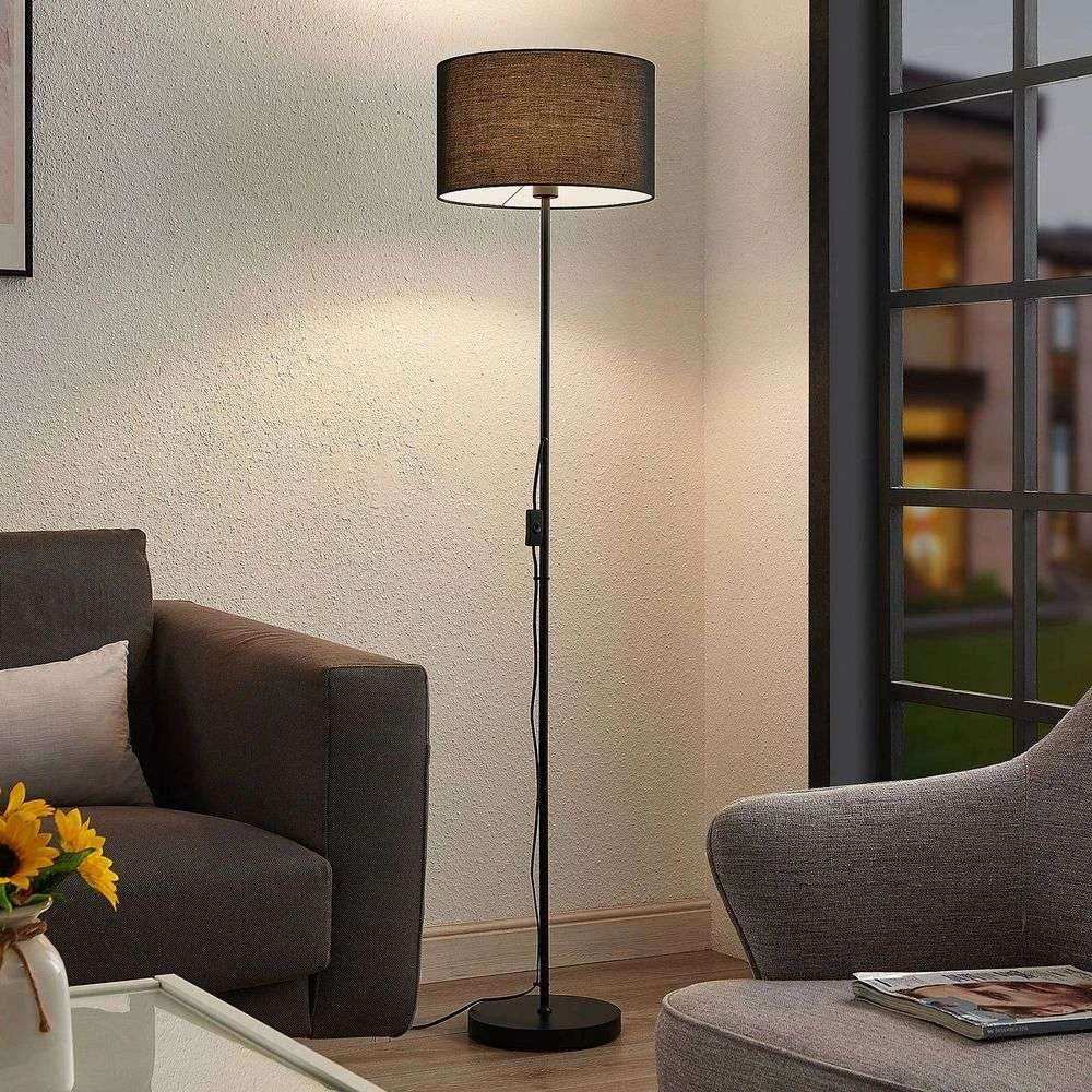 Melanie Floor Lamp Black - Lindby - Koop Online - Afbeelding 2