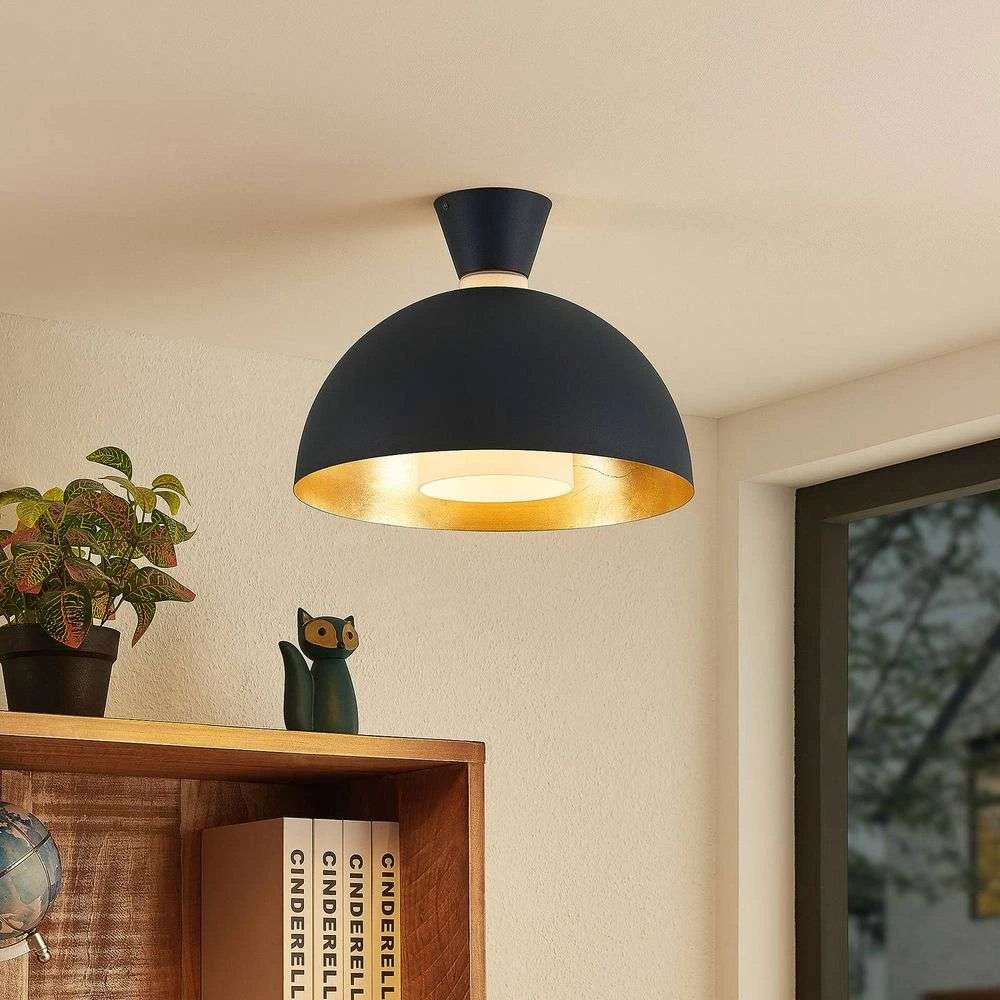 Onavi Plafondlamp Black/Gold - Lindby - Koop Online - Afbeelding 2