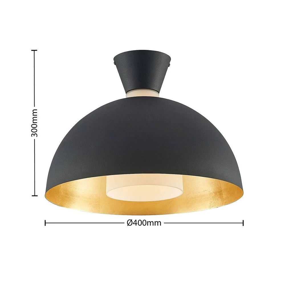 Onavi Plafondlamp Black/Gold - Lindby - Koop Online - Afbeelding 4