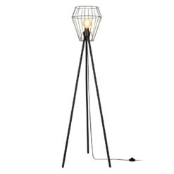 Yahel Vloerlamp Black - Envostar - Koop Online