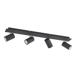 Joffrey 4 Plafondlamp L80 Black - Lindby - Koop Online