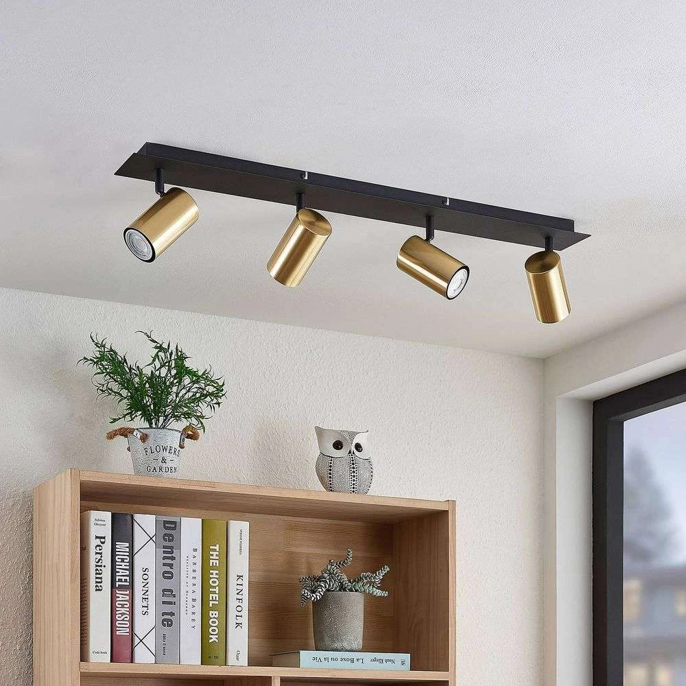 Joffrey 4 Plafondlamp L80 Brass - Lindby - Koop Online - Afbeelding 2