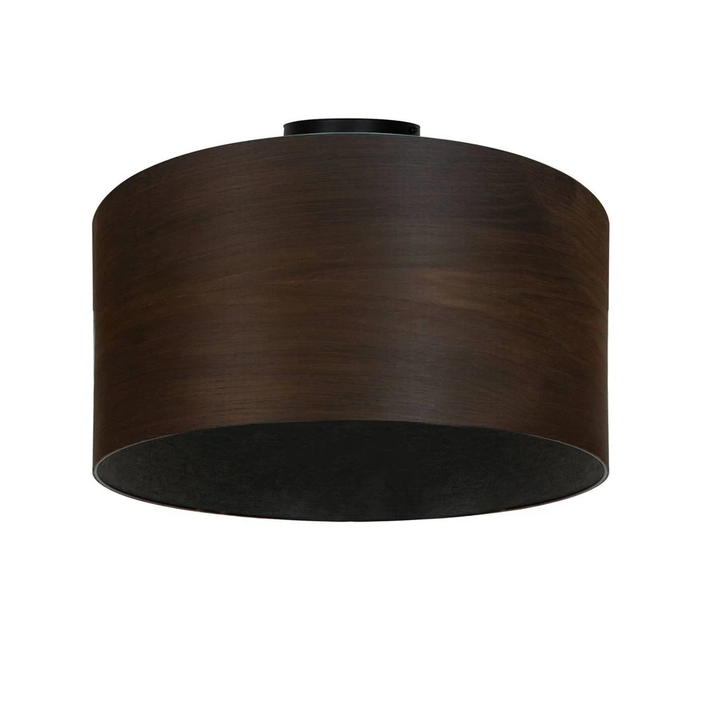 Veneer Plafondlamp Ø55 Smoked Oak - Envostar - Koop Online