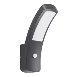 Moshe Buiten Wandlamp W/Sensor Dark Grey - Lindby - Koop Online
