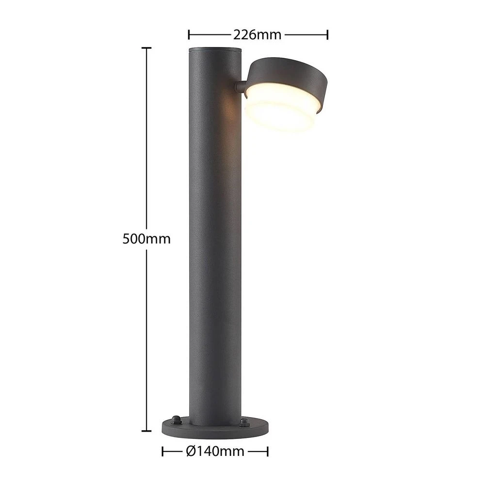 Marvella Tuinlamp H50 Dark Grey - Lucande - Koop Online - Afbeelding 4