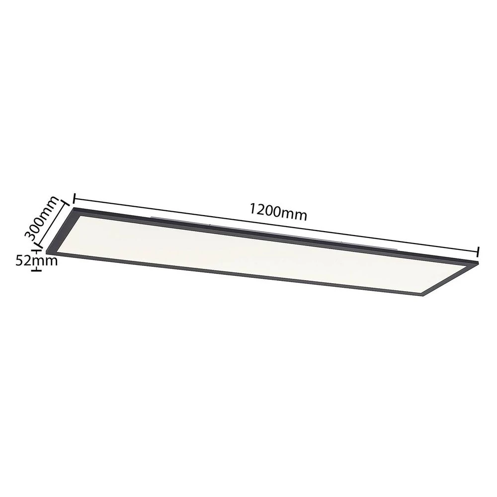 Nelios Plafondlamp LED 4000K 120x30 Black - Lindby - Koop Online - Afbeelding 3