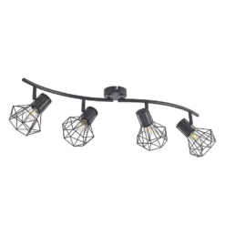 Skandero 4 Plafondlamp Black - Lindby - Koop Online