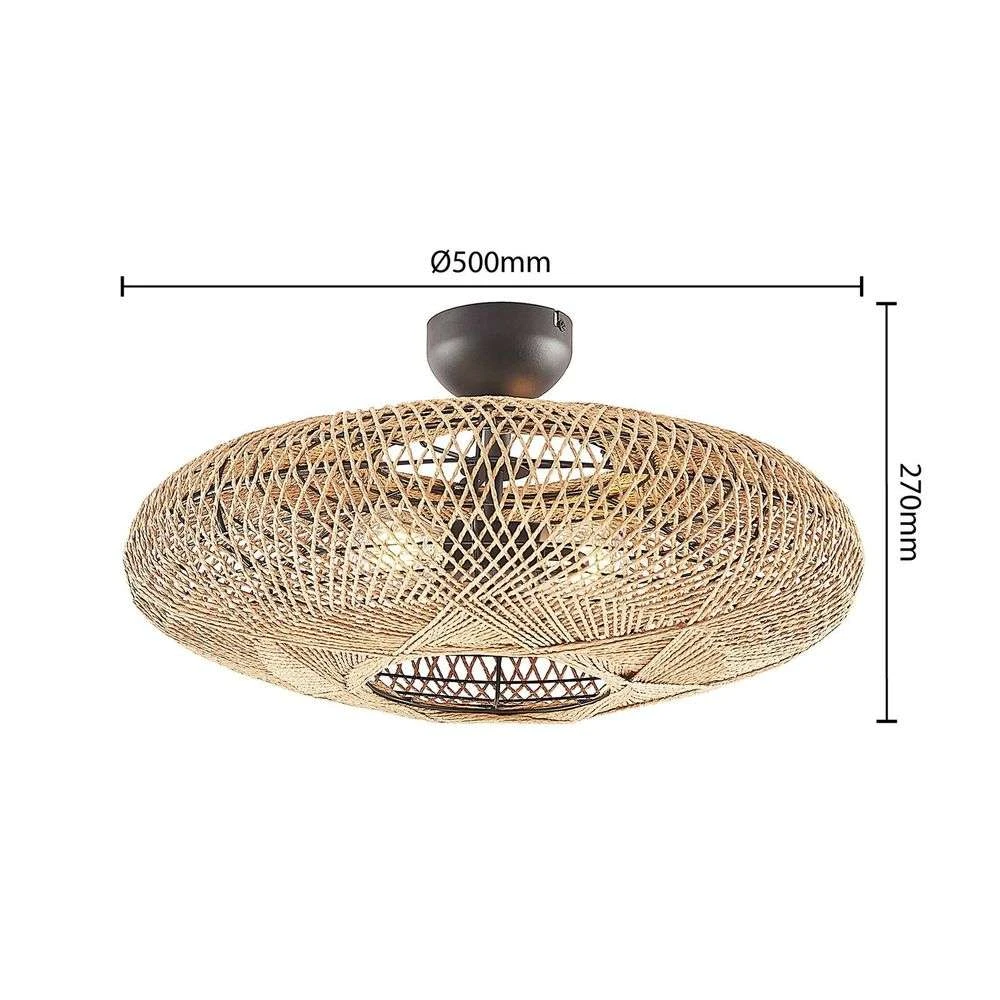 Melvios Plafondlamp Brown - Lindby - Koop Online - Afbeelding 3