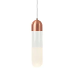 Firefly Hanglamp Copper Plated/Partly Sandblasted Glass - Mater - Koop Online