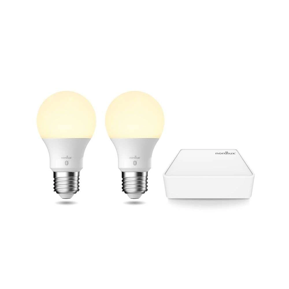 Start Pack 2 X Lichtbronnen Smart E27 (900 Lm) + Bridge - Nordlux - Koop Online