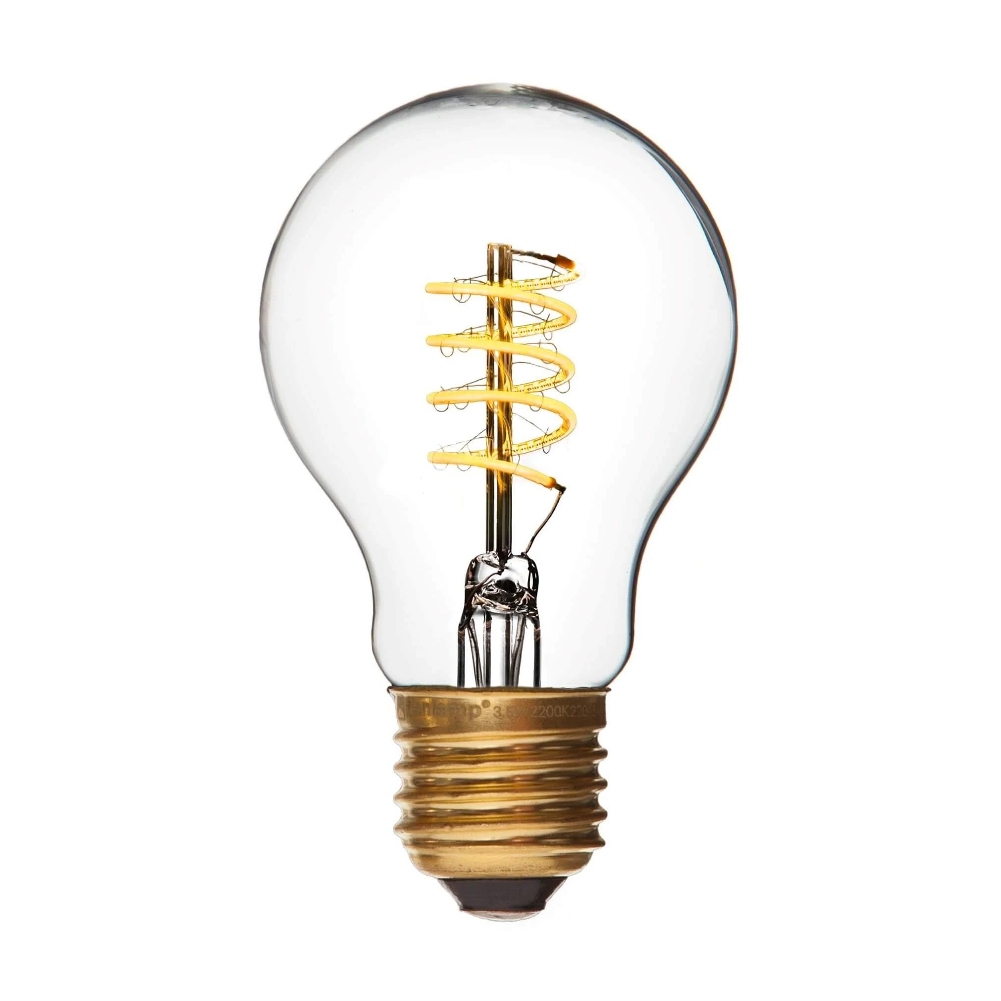 Lichtbron LED 4W (250Lm) De Lux Spiral Dimbaar E27 - Gn - Koop Online