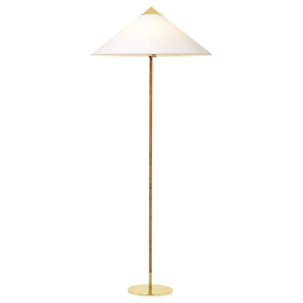 9602 VloerLamp Geelkoper/Canvas - GUBI - Koop Online