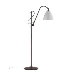 Bl3 VloerLamp Ø21 Zwart Geelkoper/Klassisk Wit - GUBI - Koop Online