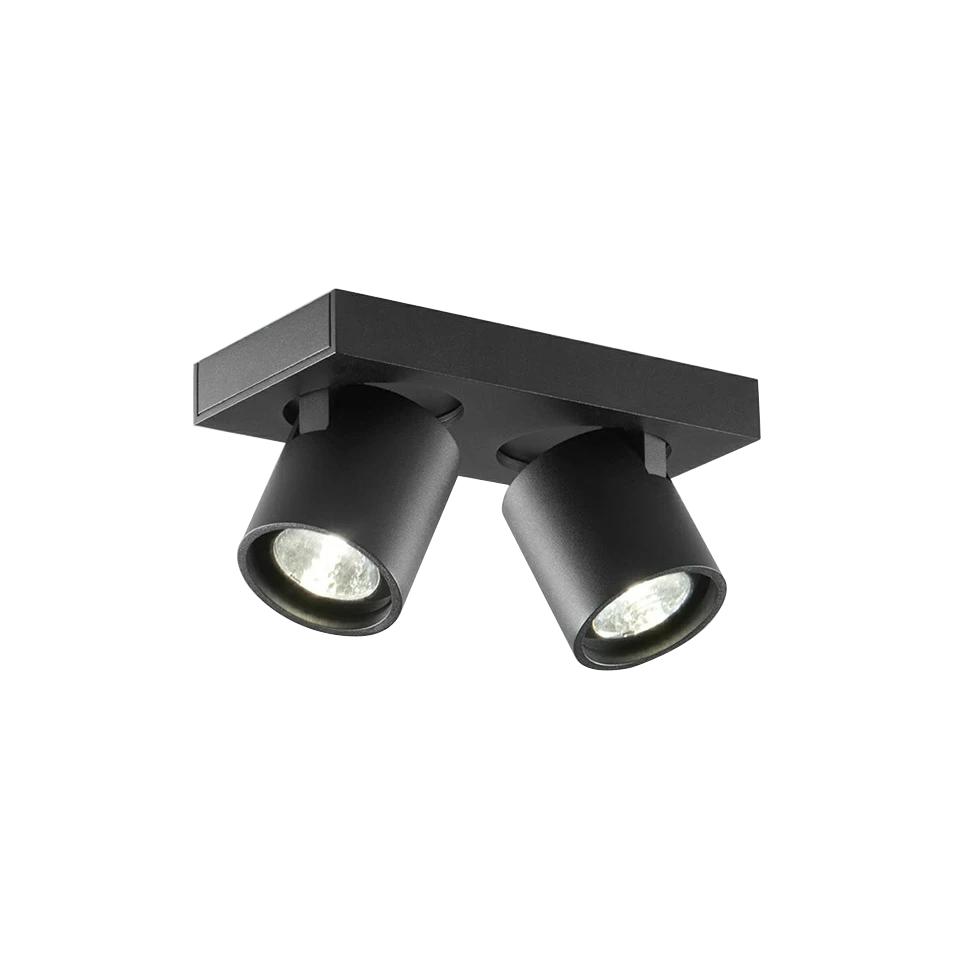 Focus+ 2 LED 3000K Plafondlamp Zwart - Light-Point - Koop Online